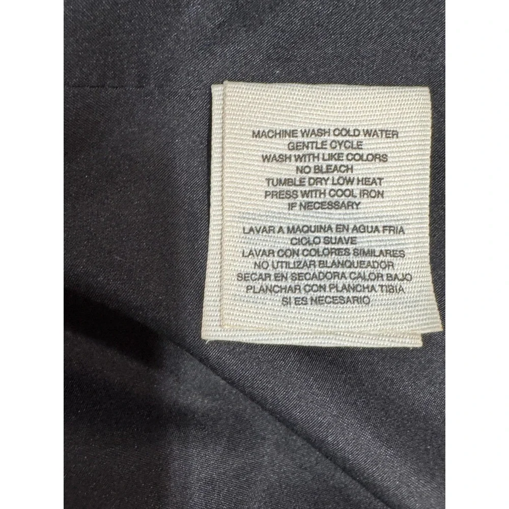 Rachel Roy Longline Lace-Up Blazer Vest Women's‎ 2X Black NWT